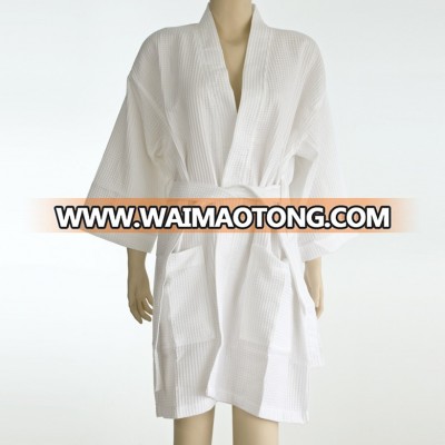 Soft 100% cotton Waffle Bathrobe