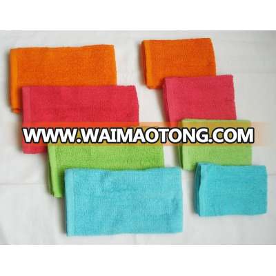 Bright color cotton bar mop towels n dishcloth